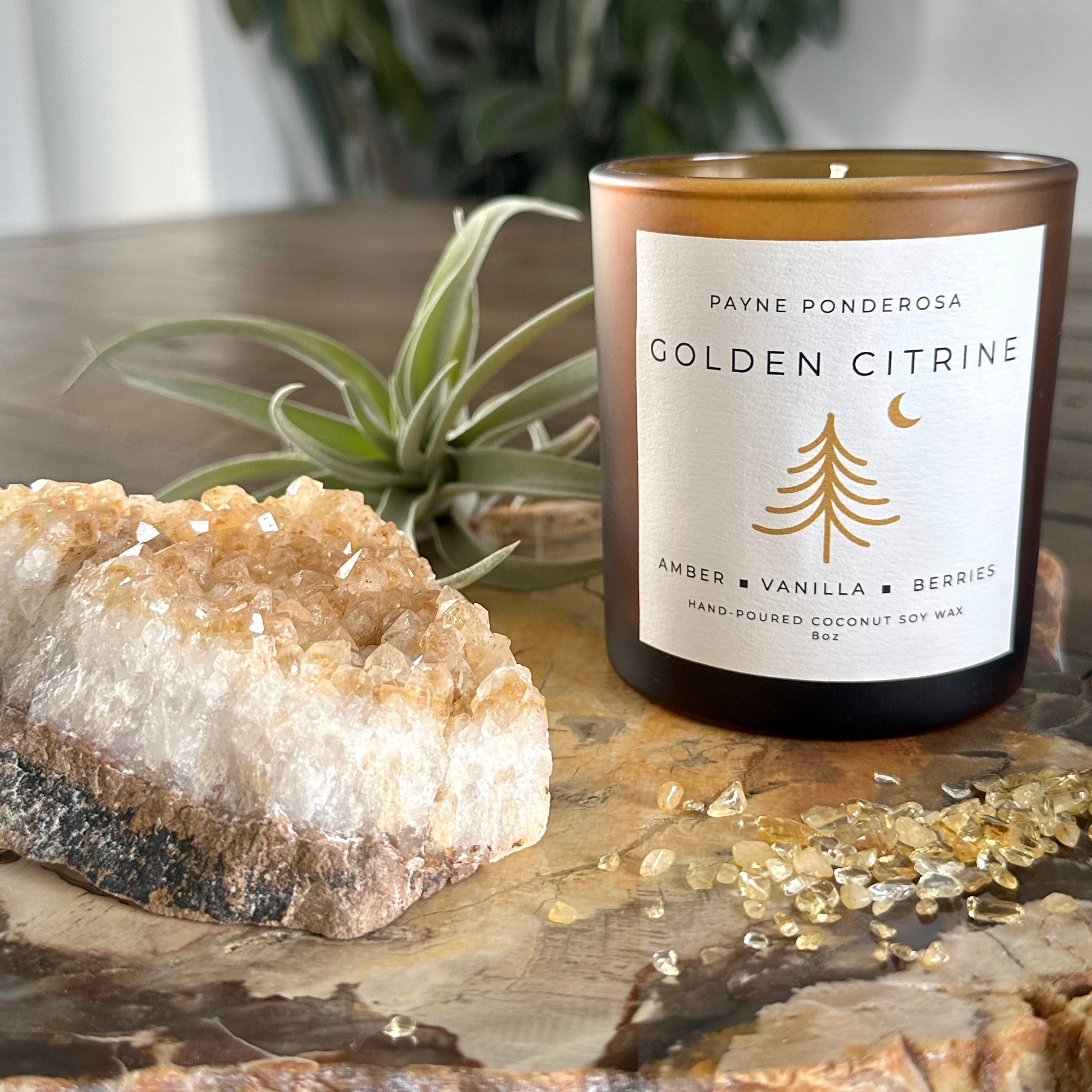 Golden Citrine Candle