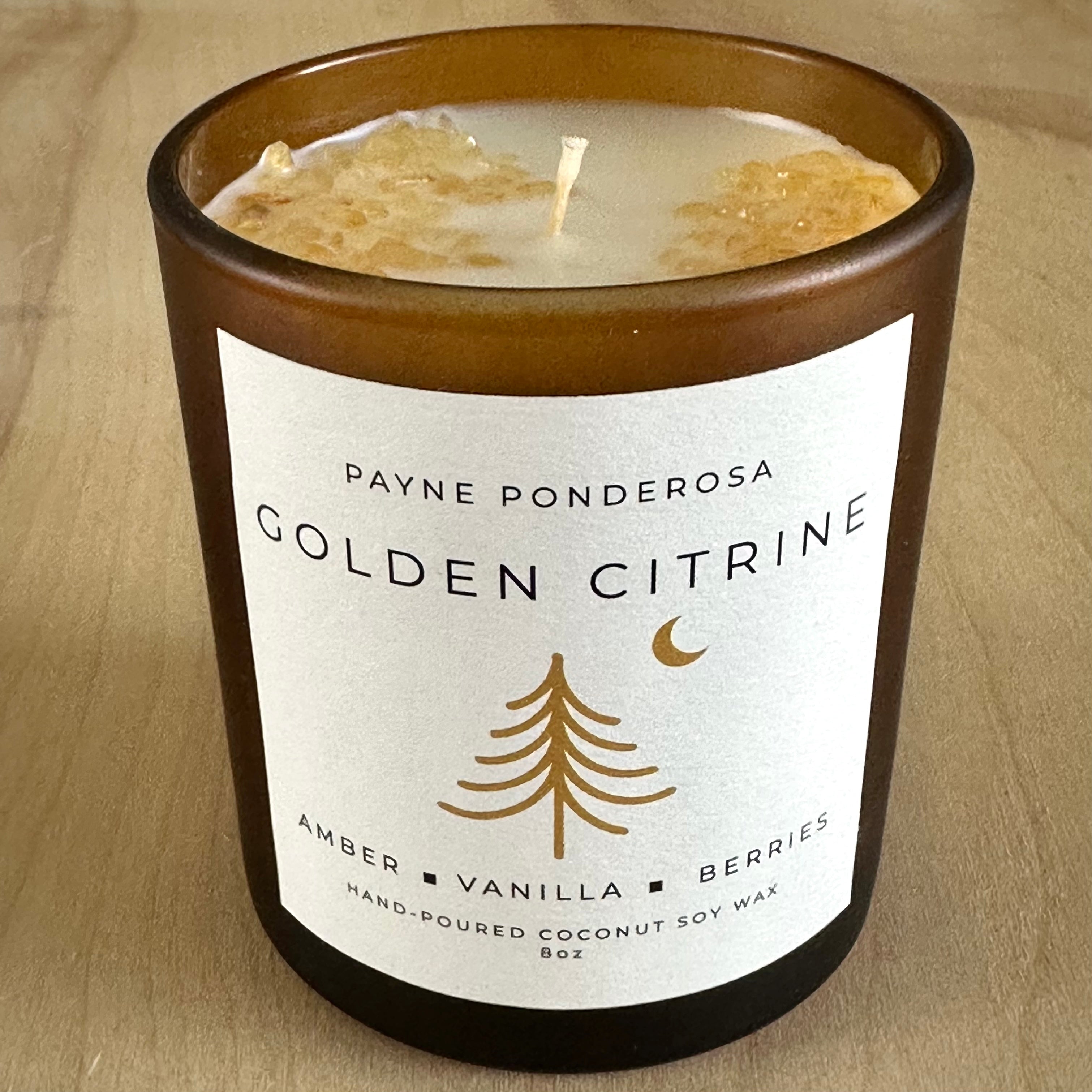 Golden Citrine Candle