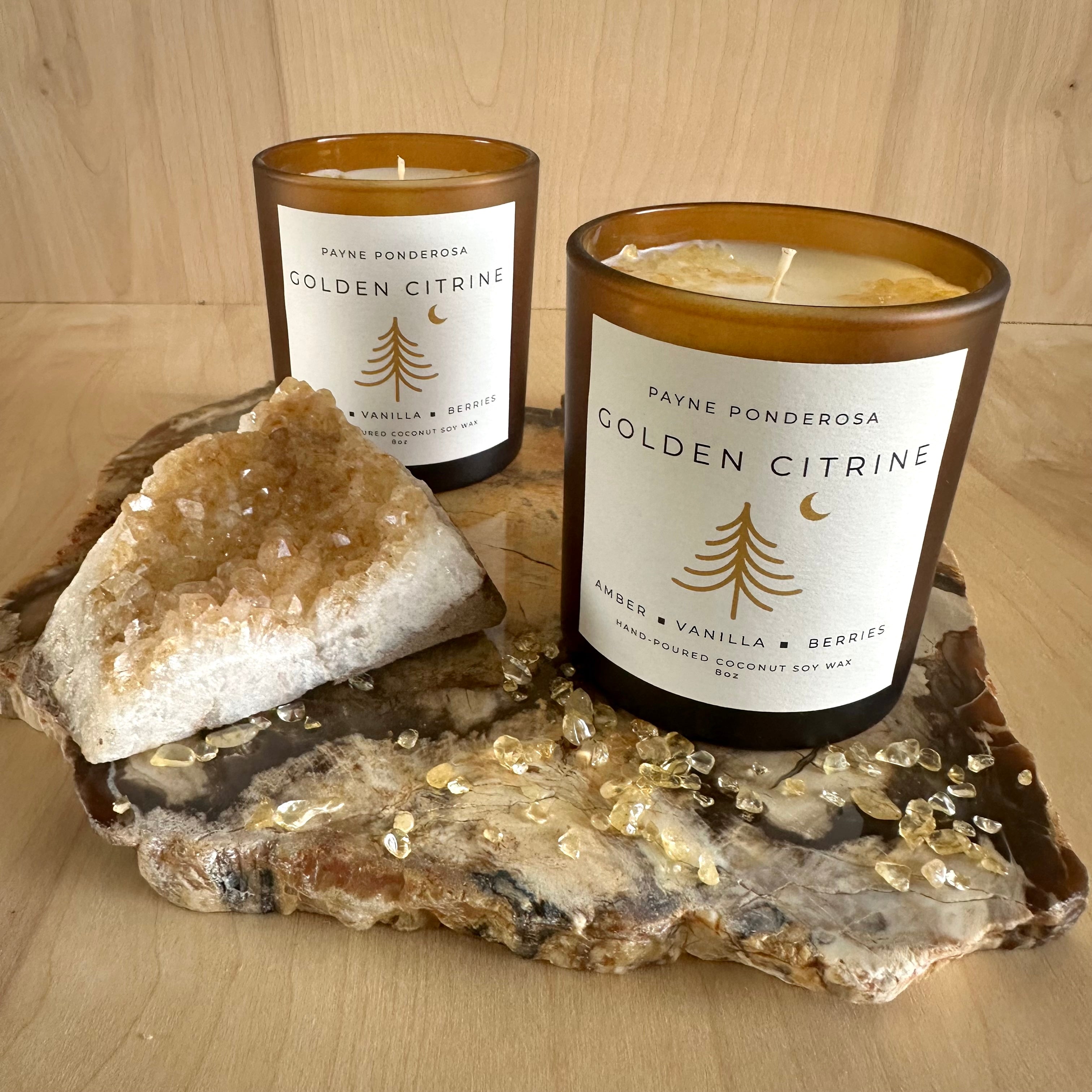 Golden Citrine Candle