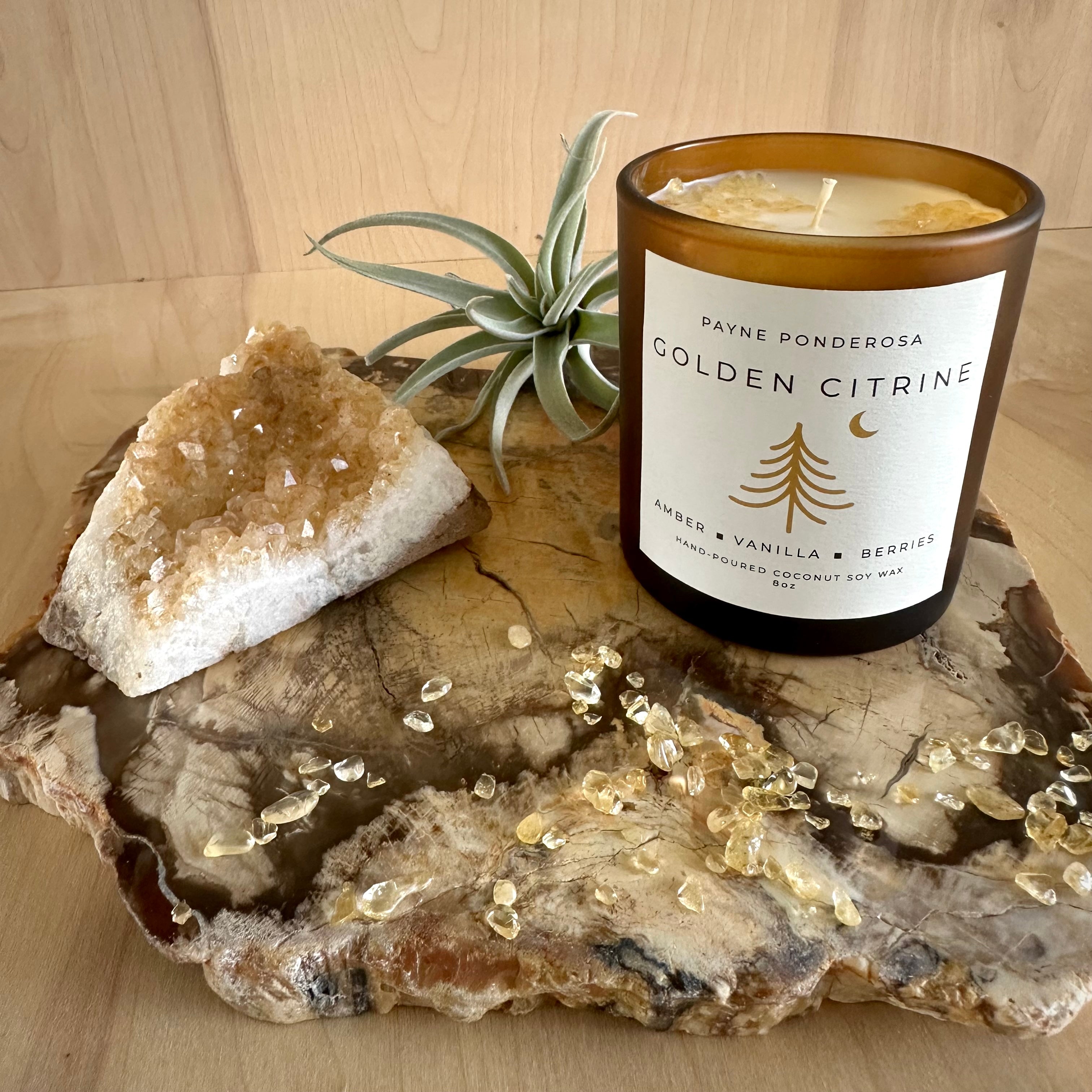 Golden Citrine Candle
