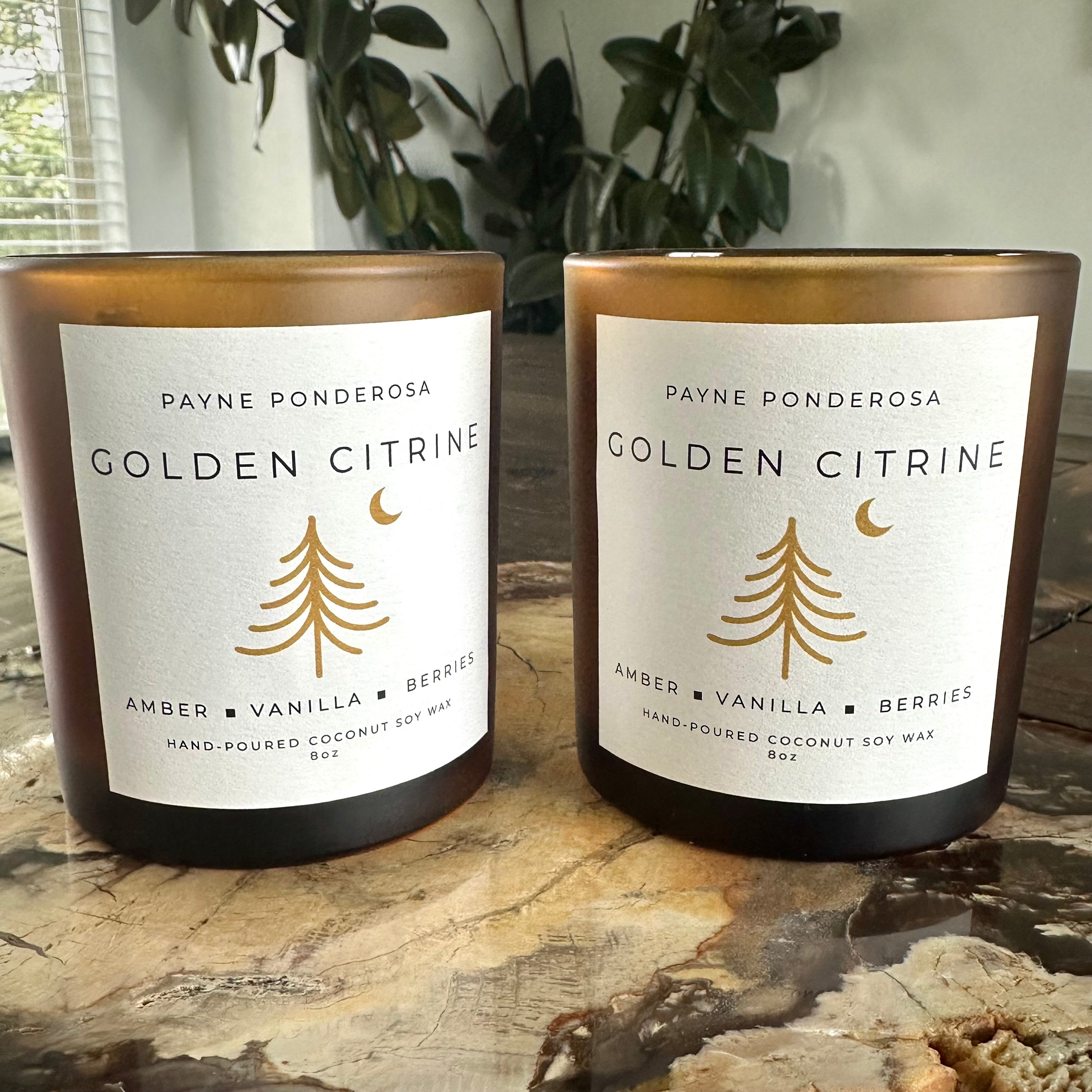 Golden Citrine Candle