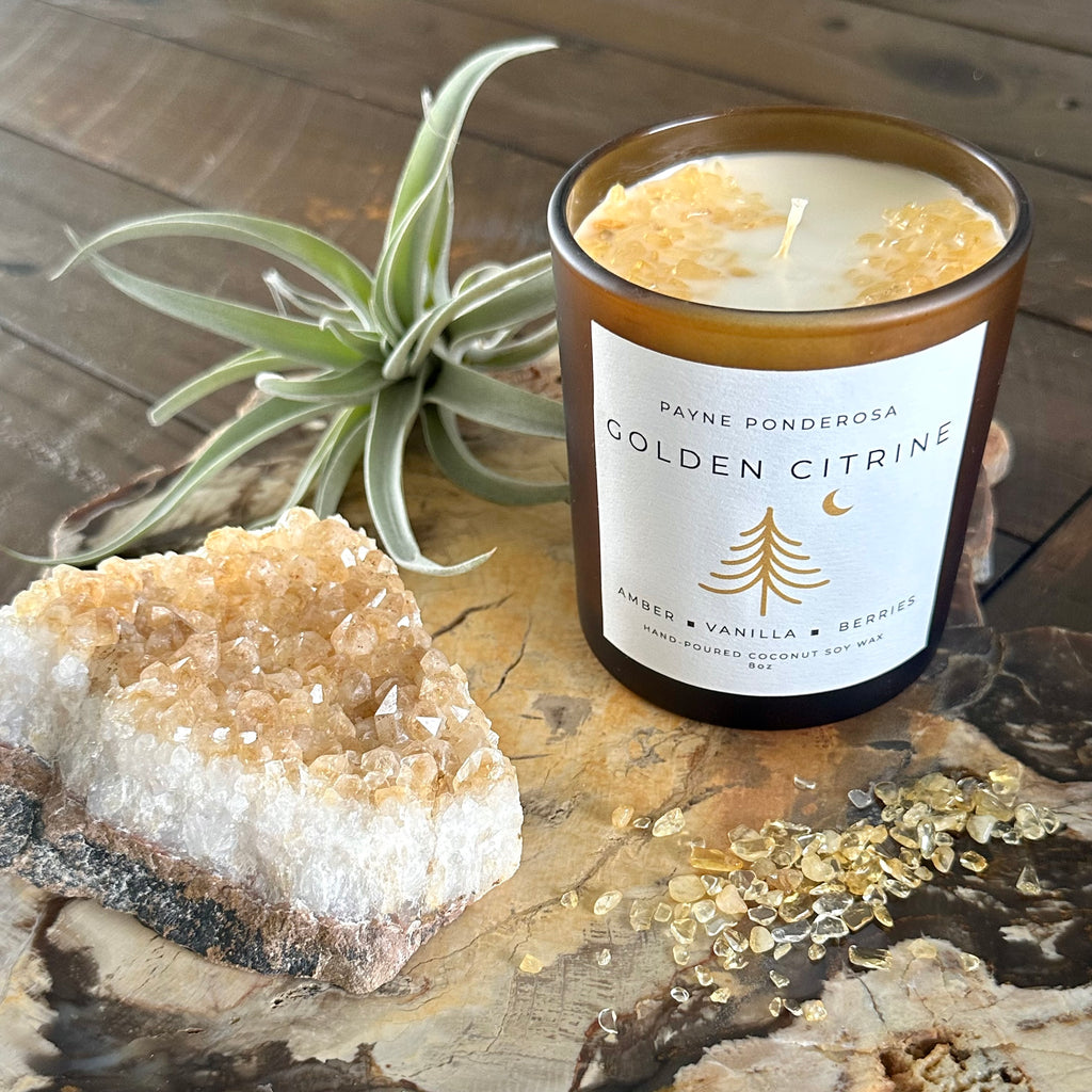 Golden Citrine Candle