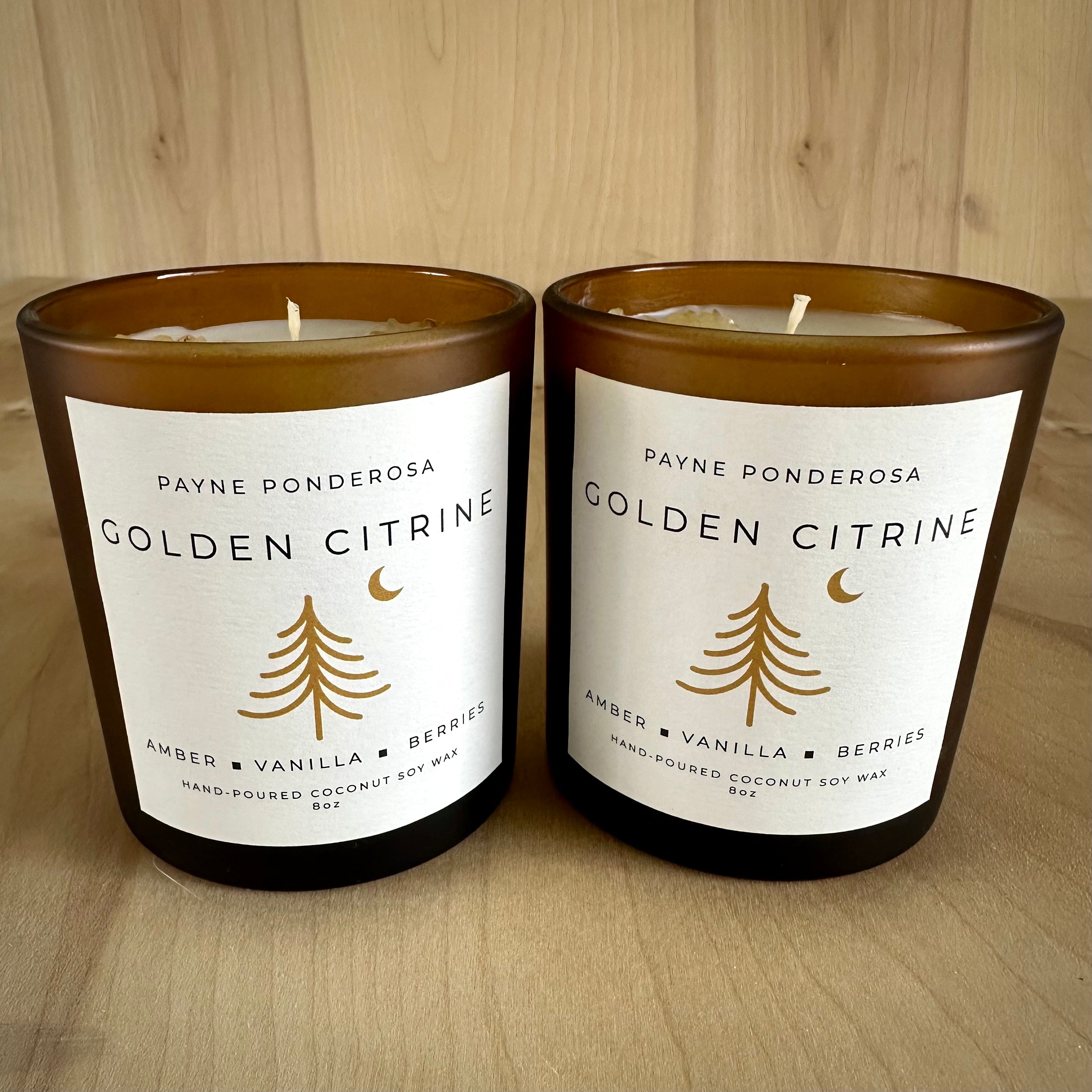 Golden Citrine Candle