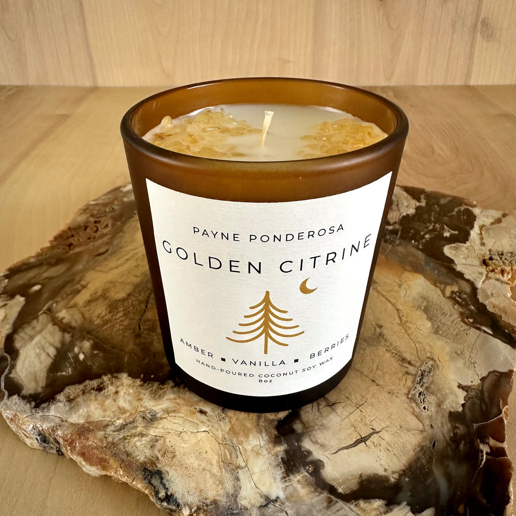 Golden Citrine Candle