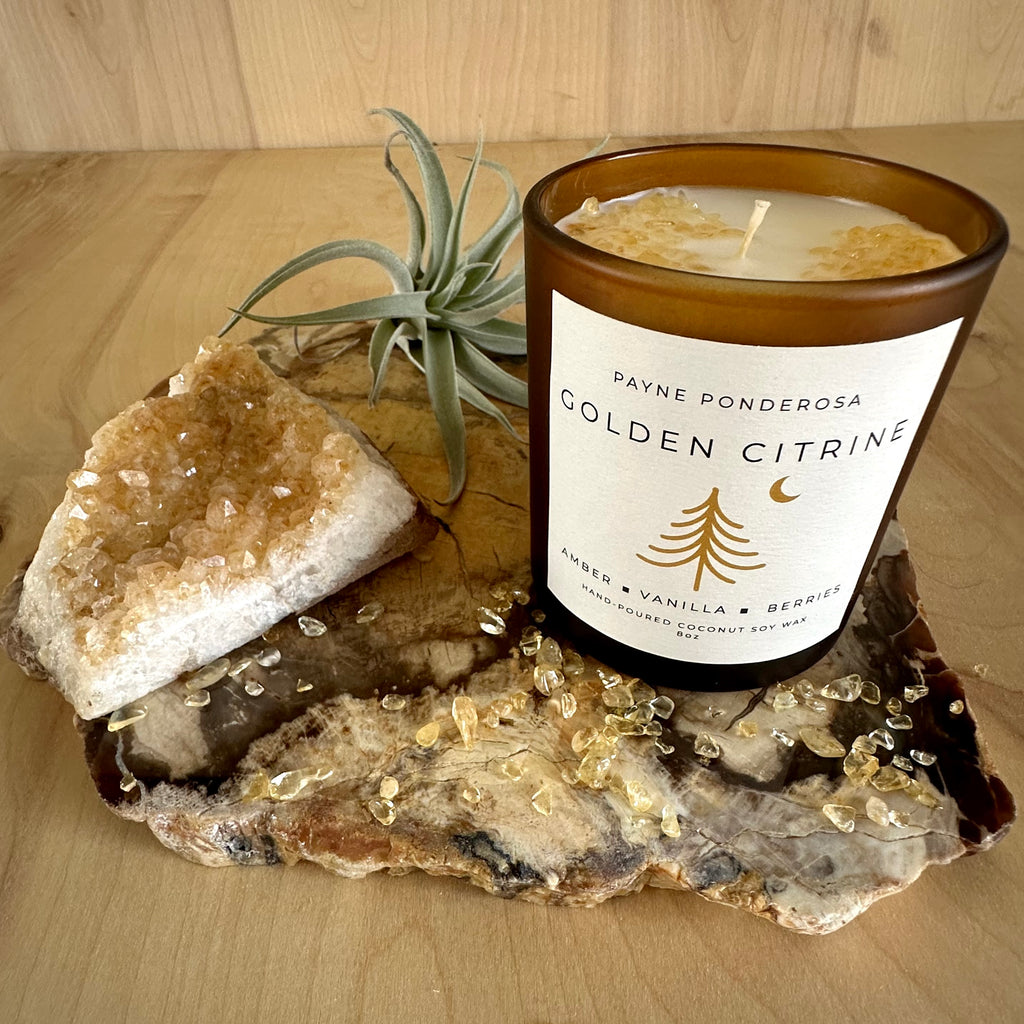 Golden Citrine Candle