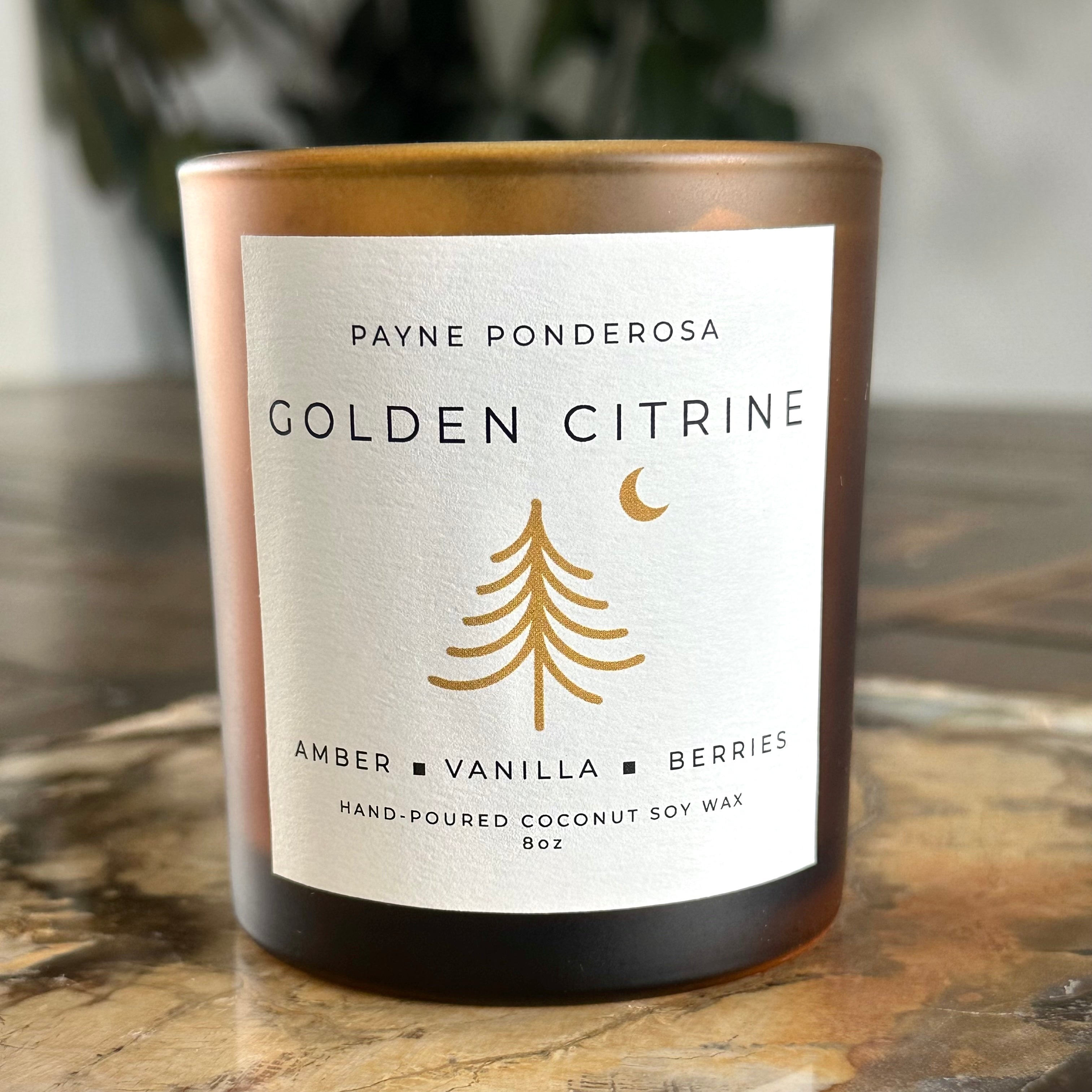 Golden Citrine Candle