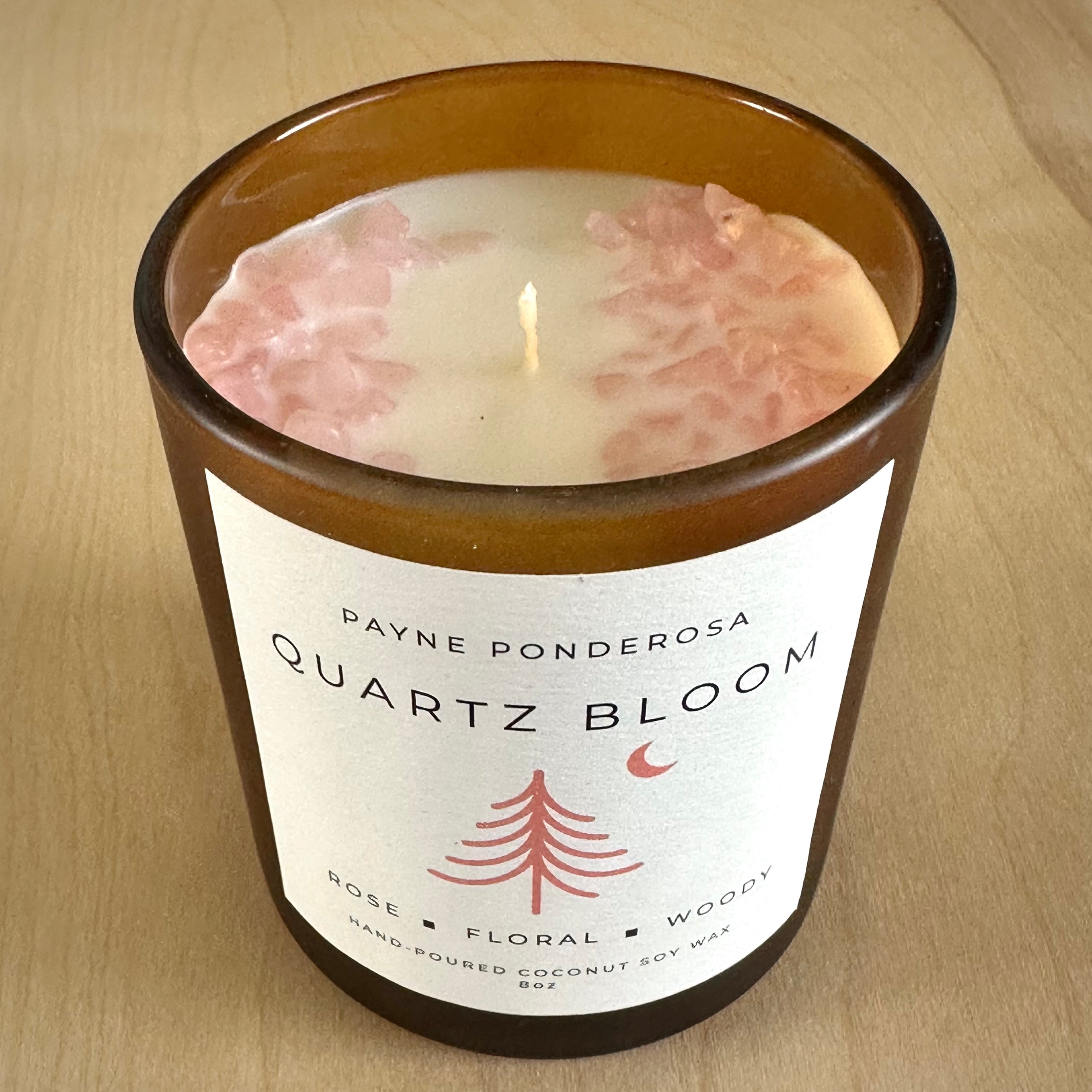 Quartz Bloom Candle