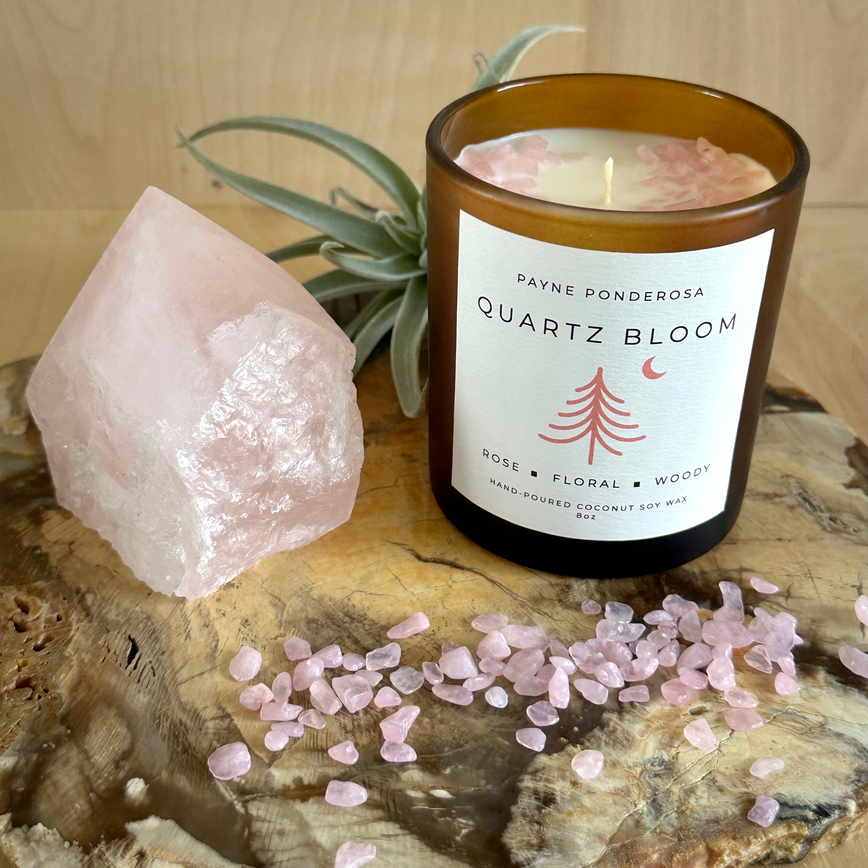 Quartz Bloom Candle